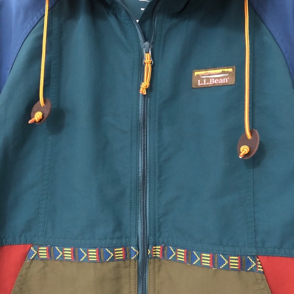 L.L. Bean Classic Anorak Jacket, Multi-Color - Women's Petite XS - Picture 4 of 5